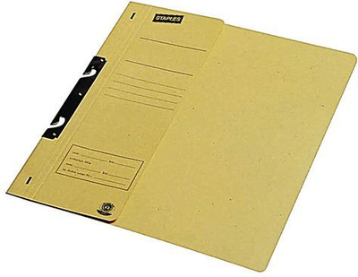 Dosje Staples 1/2 A4, e verdhë
