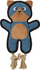 Lodër pelushi për qen Zolux Blue Cat Toy Buddy, me zë squeak, blu