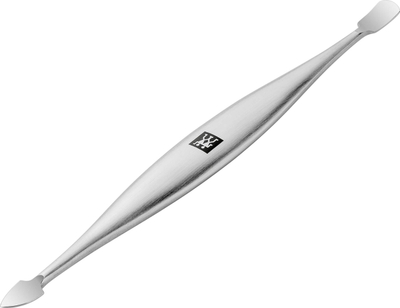 Heqës kutikulash Zwilling Premium 2 në 1, 12.5cm, argjendtë