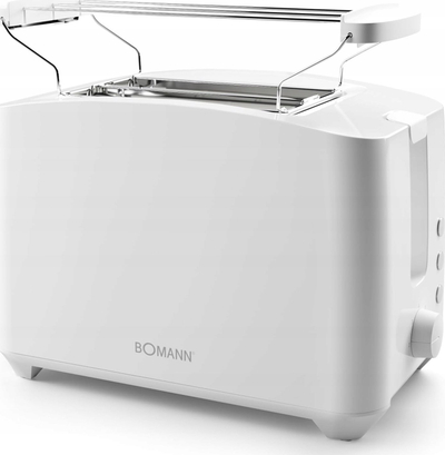 Toaster Bomann TA 6065 CB, 870W, me trup që s’nxehet, i bardhë
