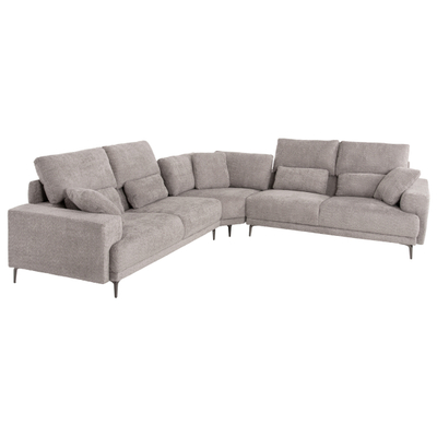 Divan këndor Symmet 314×314×90–102 cm (HM3269.01), gri