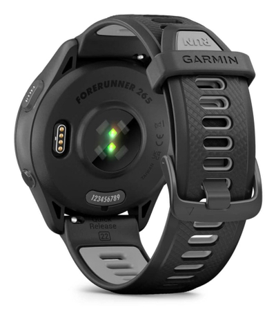 Ora sportive Garmin Forerunner 265, monitor rrahjesh zemre, GPS, e zezë
