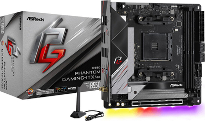 Pllakë Amë ASRock B550 PHANTOM GAMING-ITX/AX