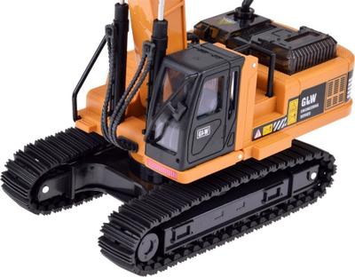 Lodër eskavator GLW ZA5012, me drita dhe zhurma, portokalli