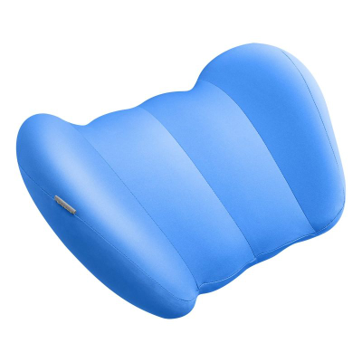 Jastëk lumbal për makinë Baseus Silk Lumbar ComfortRide, ergonomik, 27×21×11 cm, blu