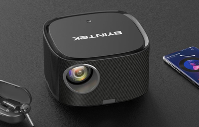 Projektor portabël smart BYINTEK X30, 650 ANSI lumens, Full HD 4K, i zi