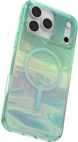 Mbrojtëse telefoni Zagg Milan Snap për iPhone 17 Pro Max, MagSafe, Iridescent Oil Slick shumëngjyrëshe