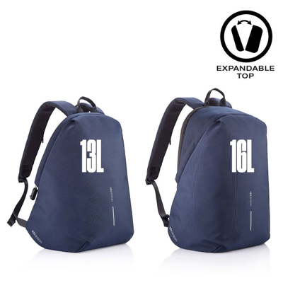 Çantë shpine XD Design Bobby Soft, 15.6", kundër vjedhjes, blu navy
