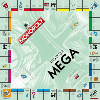 Lojë tavoline Monopoly Mega, edicion i zgjeruar, familjare, shumëngjyrëshe