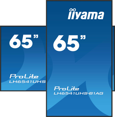 Monitor profesional Iiyama LH6541UHS-B1AG, 65", 4K Ultra HD, i zi