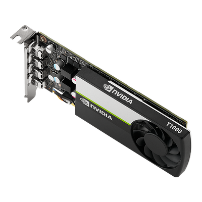 Kartelë grafike PNY Quadro T1000, 4GB GDDR6, profesionale, e zezë