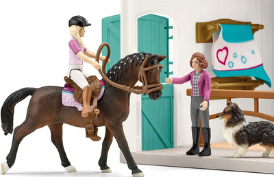 Set lojrash Schleich Tack Shop, 38 pjesë, plastik