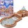 Puzzle 3D Magic Puzzle Bazilika e Shën Pjetrit, 61 copa, model 39.2 x 17.6 x 12.1 cm, shumëngjyrësh