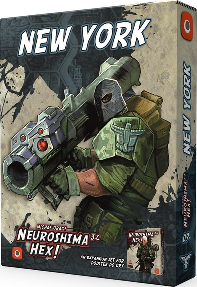 Zgjerim loje tavoline Portal Games Neuroshima Hex 3.0 New York, fraksion i ri, i duhet loja bazë, shumëngjyrësh