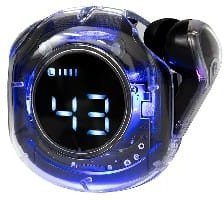 Kufje Tracer T1 Neo TWS, Bluetooth 5.0, me kuti karikimi, ngjyrë e zezë