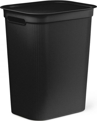 Kosh rrobash Brisen 50L, plastik, i zi