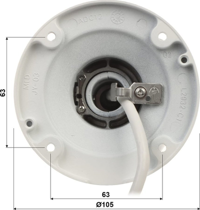 Kamerë IP Hikvision DS-2CD2T46G2H-2I, 4MP, lentë 2.8mm, e bardhë