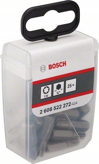 Set bitash Bosch 2608522272, Torx T30, 25mm, 25 copa