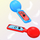 Aksesorë marakas për Nintendo Switch JYS JYS-NS251, set 2 copë, për Joy-Con, blu dhe të kuqe