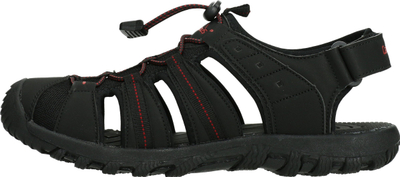 Sandale për burra Campus Carlit Sandal M CM0109122260, taban me profil, sintetike, të zeza