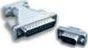 Adapter gender changer Lancom Systems 61500, RS-232 serial, metalik, i bardhë