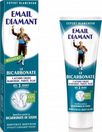 Pastë dhëmbësh Email Diamant Le Bicarbonate, zbardhuese, 75ml