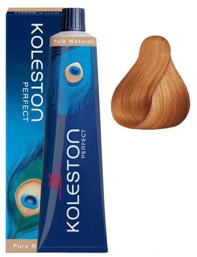 Bojë flokësh Wella Koleston Perfect 8/04, e përhershme, 60 ml, bionde e çelët bakër natyral