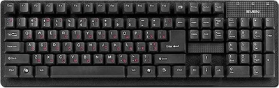 Tastierë SVEN 301, me kabllo, USB, e zezë