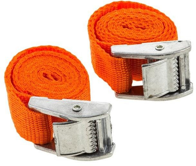 Rrip lidhës ngarkese Autoserio Buckle Tie, set 2 copë, 1m, portokalli