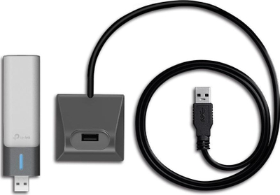 Kartë rrjeti WiFi TP-Link Archer TX20UH, WiFi 6, USB 3.0, gri