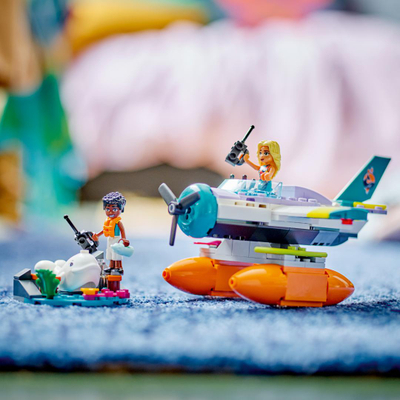 Lodër ndërtimi LEGO Friends Rescue Hydroplane 41752, set shpëtimi, për fëmijë 6+