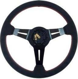 Спортски волан MTuning Steering Wheel Pro, 350mm, офсет 60mm, црна кожа