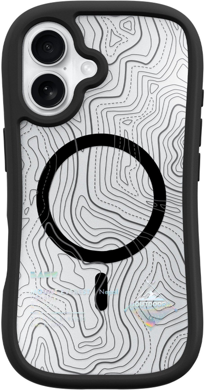 Kapak telefoni Laut Pop Adventure për iPhone 16, MagSafe, holografik, i zi