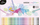 Set lapsa me ngjyra pastel Triangular, 36 ngjyra, kuti metalike