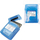 Këllëf mbrojtës LogiLink për 2 x 2.5 "HDD, i kaltërt