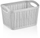 Пластична корпа Üçsan CESTO KNIT M 083, 6.6L, светло сива