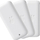 Set sensorësh temperaturë dhe lagështie SwitchBot Indoor Outdoor, 3 copë, IP65, me Hub Mini, të bardhë