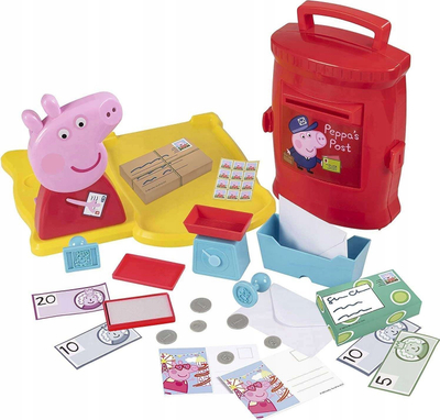 Set loje Peppa Pig Post Office, me gjëra poste, për kalamaj 3+