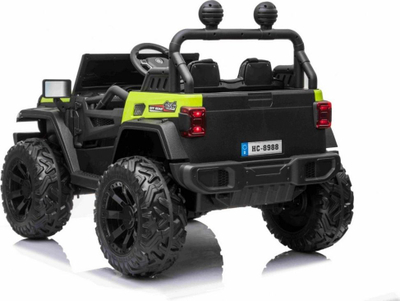 Makina elektrike për kalamaj Ramiz Jeep Master Of Terain, me telekomandë, funksione muzikore, jeshile
