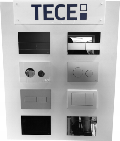 Pulsator WC TECE TECEnow, plastikë, mat, i bardhë