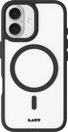 Kuti mbrojtëse Laut Huex Protect MagSafe për iPhone 16 Plus, e hollë, e zezë