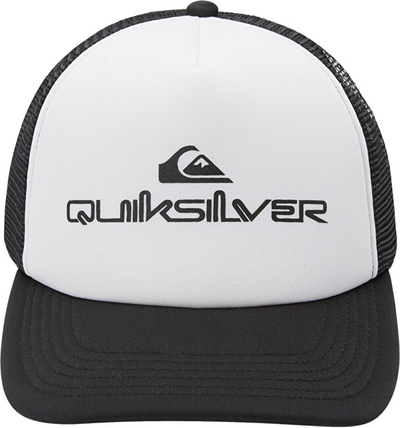 Kapele për meshkuj Quiksilver, e bardhë/zezë