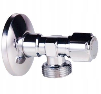 Valvul këndore Benkiser 730 38 00, 1/2" x 3/8", për tuba Ø10 mm, krom