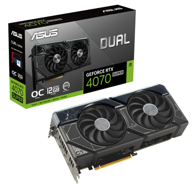 Kartë grafike ASUS Dual NVIDIA GeForce RTX 4070 SUPER, 12 GB GDDR6X