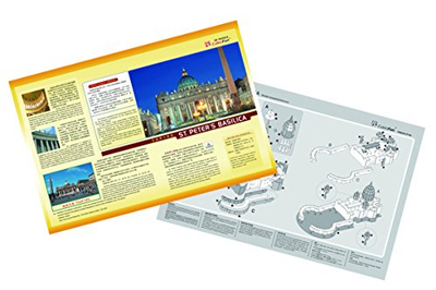 Puzzle 3D CubicFun C718H Bazilika e Shën Pjetrit, 56 pjesë, 36 cm, me ngjyra