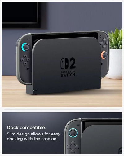 Mbështjellës Spigen Nano Pop Black Sesame, për Nintendo Switch 2, polikarbonat, i zi