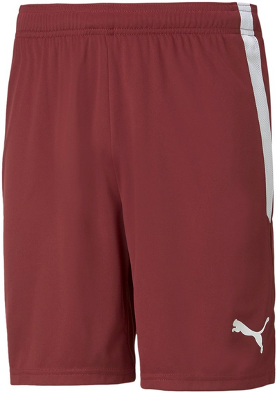 Shorce sportive Puma teamLIGA M 704924 09, poliestër, DryCell, burgundy