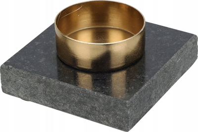 Mbajtëse qiri Home and Styling Collection, 7 cm, për tealights, e zezë