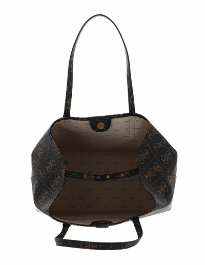 Çantë 2 në 1 për femra Guess Large Tote Shopper, e zezë