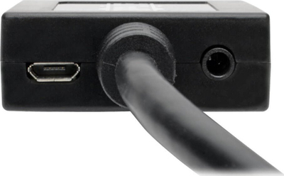 Adapter HDMI në VGA me audio Tripp Lite P131-06N, 15.24 cm, i zi